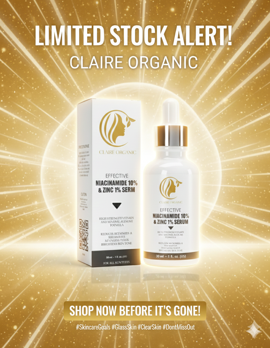 Claire Organic 10% Niacinamide + 1% Zinc Serum