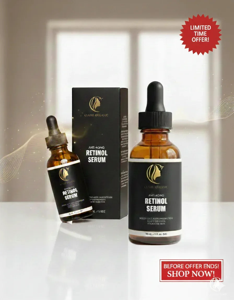 Claire Organic Anti Aging Retinol Serum - Claire Organic