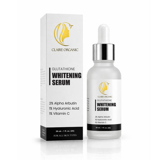 Claire Organic Glutathione Whitening Serum Radiant Glow Formula - Claire Organic