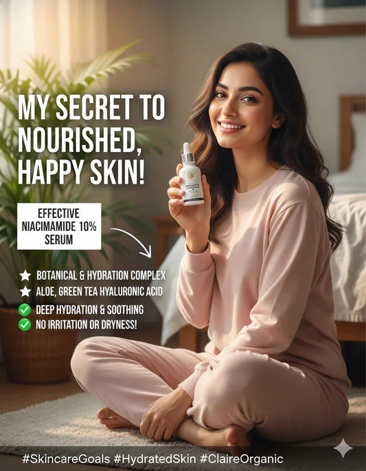 Claire Organic 10% Niacinamide + 1% Zinc Serum - Claire Organic