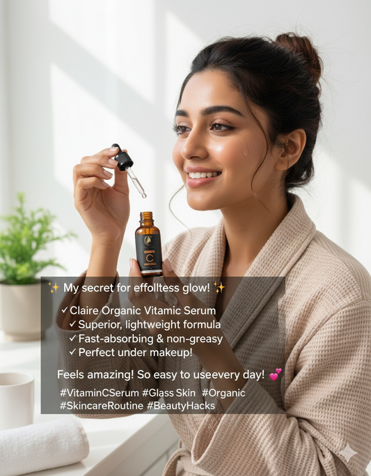 Claire Organic Vitamin C Facial Serum