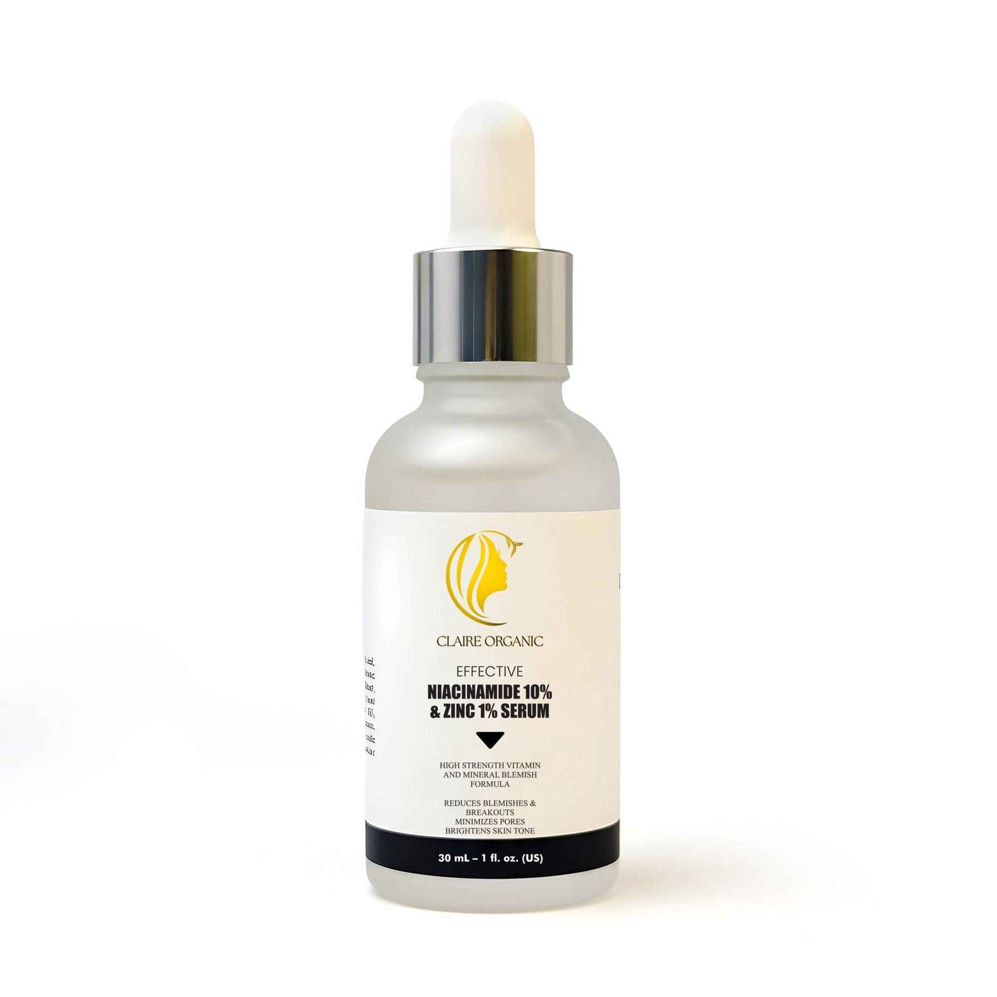 Claire Organic 10% Niacinamide + 1% Zinc Serum - Claire Organic