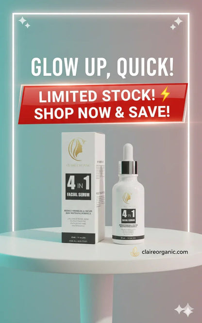 Claire Organic 4 - in - 1 facial Serum - Claire Organic