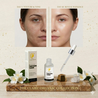 Claire Organic Glutathione Whitening Serum Radiant Glow Formula - Claire Organic